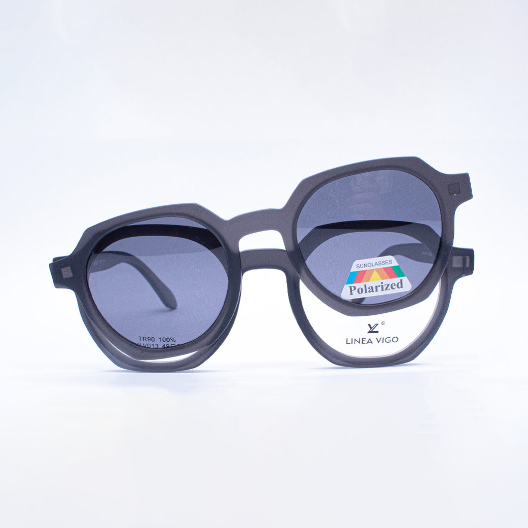 Lentes Ópticos Vigo Clip-On | Xavier Gris - Mr. Visión - lentes-clip-on-opticos-sol-intercambiables-mr-vision-gris-270
