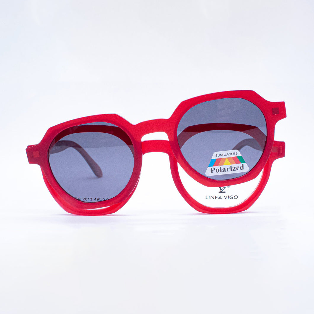 Lentes Ópticos Vigo Clip-On | Xavier Rojo - Mr. Visión - lentes-clip-on-opticos-sol-intercambiables-mr-vision-rojo-102