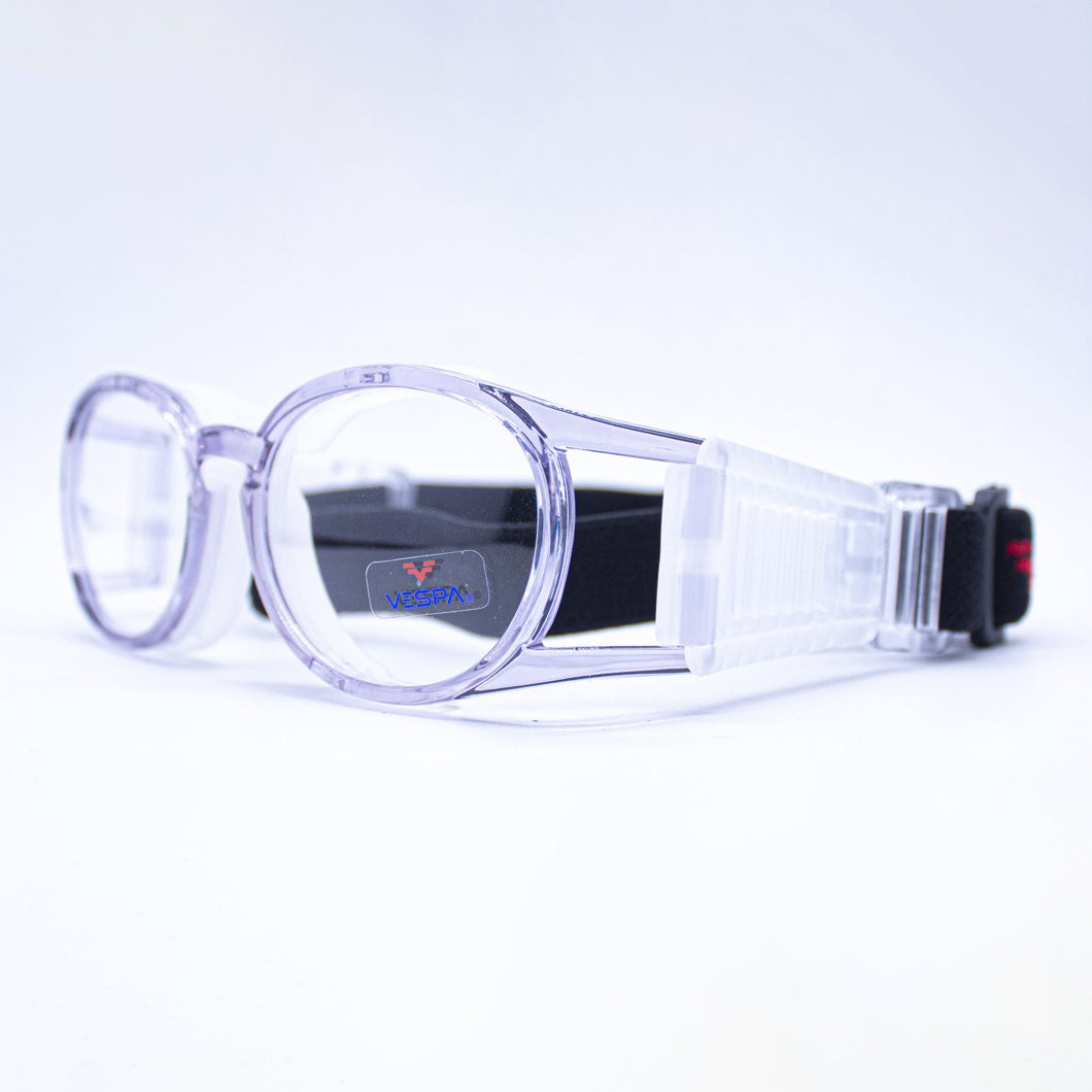 Lentes Ópticos Lentes Deportivos con Protección UV para Ciclismo, Tenis, Futbol Lila - Mr. Visión - lentes-deportivos-opticos-nino-receta-filtro-uv-mr-vision-lila-976