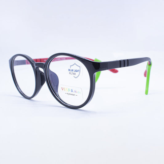 Lentes Ópticos Vespa Kids | Emery Negro - Mr. Visión - lentes-ninos-astigmatismo-proteccion-nitidez-mr-vision-negro-614