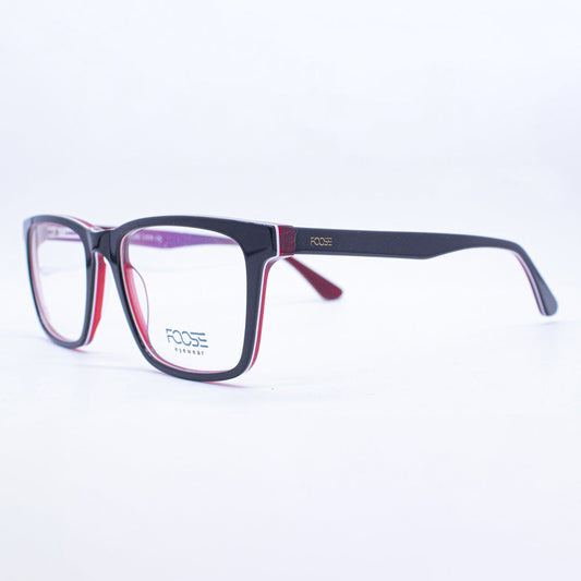 Lentes Ópticos Foose | Russell Negro - Mr. Visión - lentes-opticos-hombre-cuadrados-filtro-uv-mr-vision-negro-428