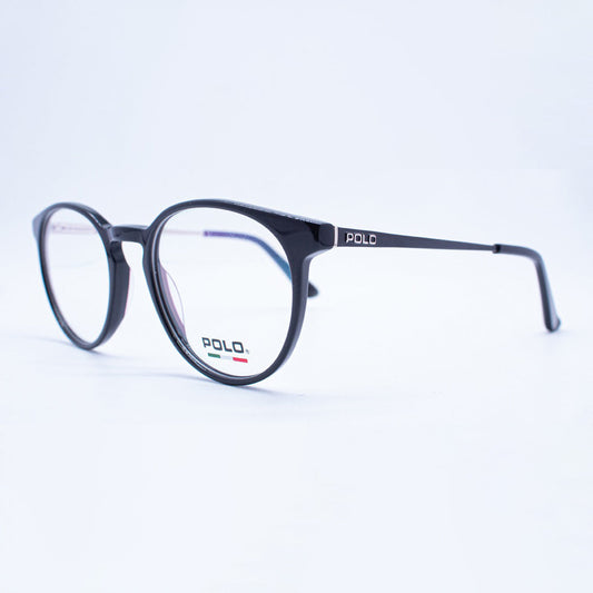 Lentes Ópticos Polo | Zane Negro - Mr. Visión - lentes-opticos-hombre-redondos-cristales-proteccion-uv-mr-920