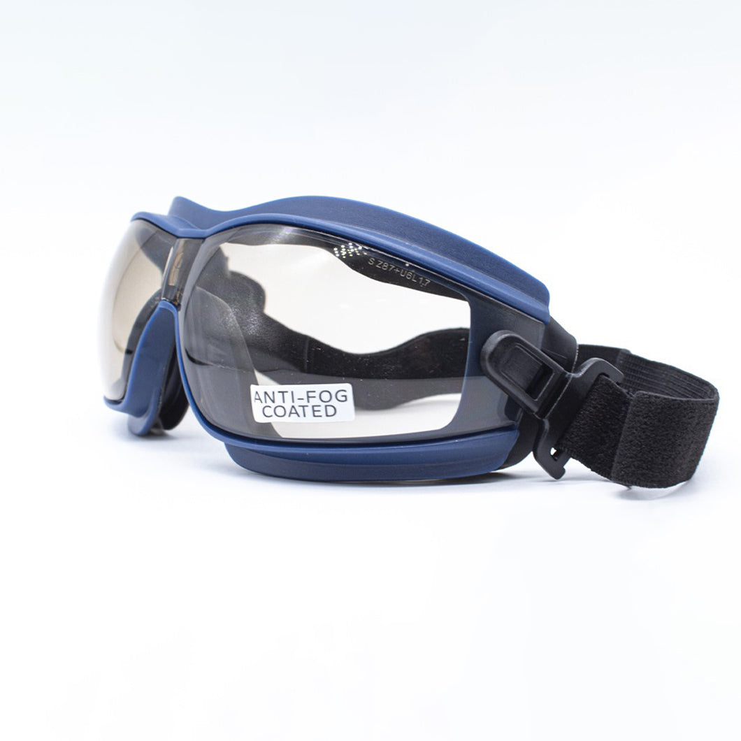 Lentes Ópticos Lentes de Seguridad Certificados con Protección UV para Trabajos Industriales y Construcción Azul Café - Mr. Visión - lentes-seguridad-certificados-filtro-uv-mr-vision-azul-cafe-466