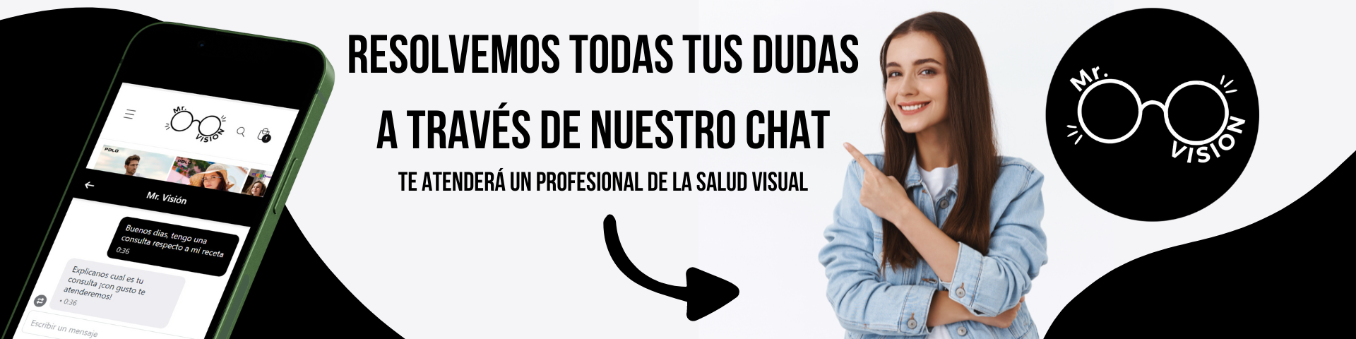 Atención al cliente consulta Oftalmologica online 