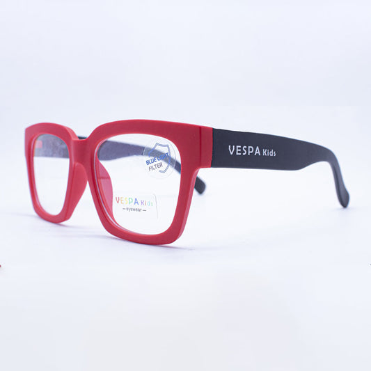 Lentes Ópticos Vespa Kids | Jammes Rojo - Mr. Visión - lentes-ninos-miopia-seguridad-durabilidad-mr-vision-rojo-377