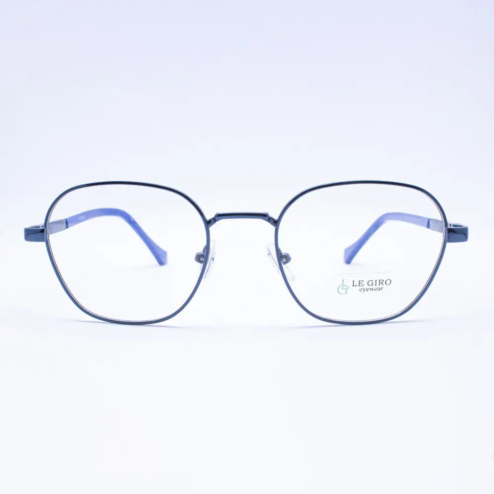 Lentes ópticos marco azul marino con antirreflejo