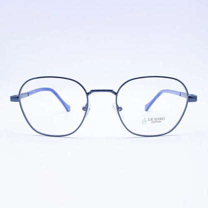 Lentes ópticos marco azul marino con antirreflejo