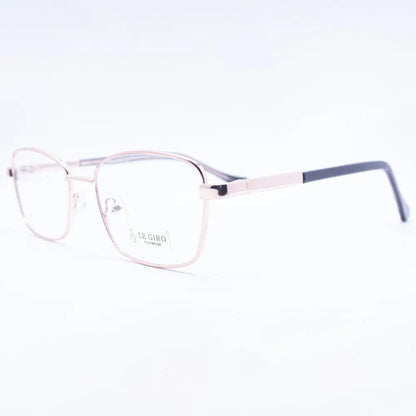 Lentes ópticos marco dorado con filtro azul para pantallas