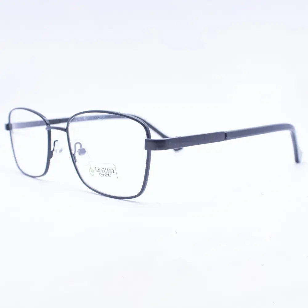 Lentes ópticos marco metálico negro con antirreflejo